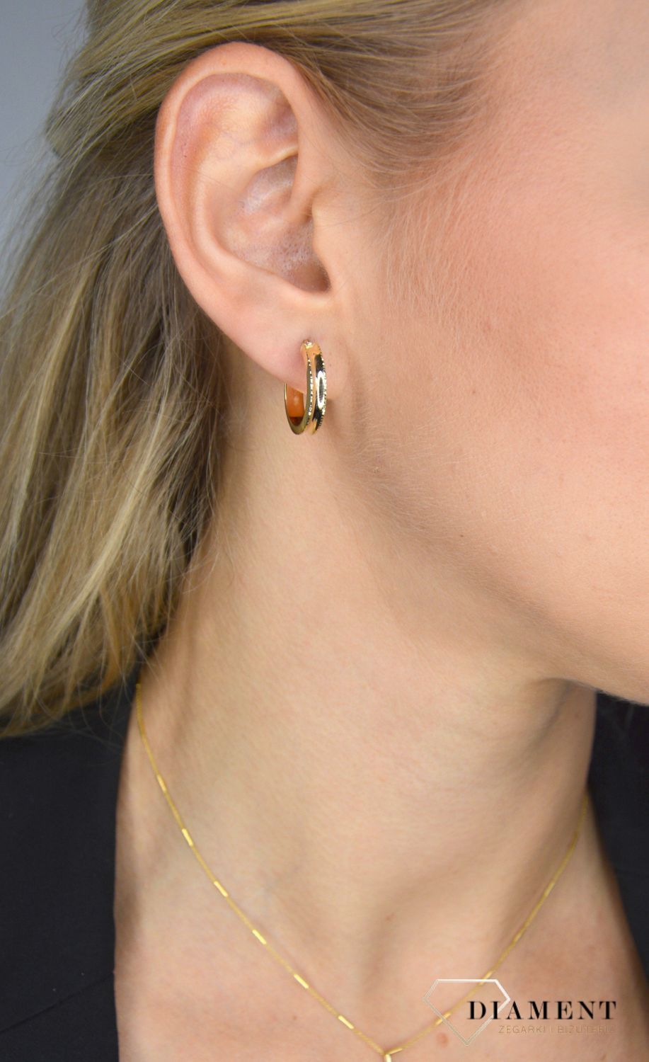 Złote kolczyki 333 koła grawerowane KL 4618 333.jpg